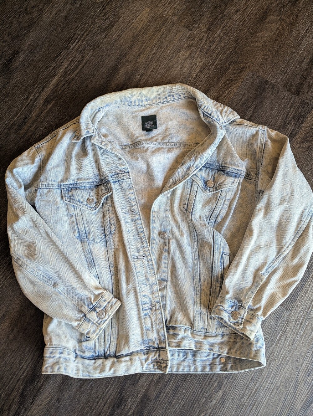 wild fable Light Wash Blue Denim Jacket Size Small